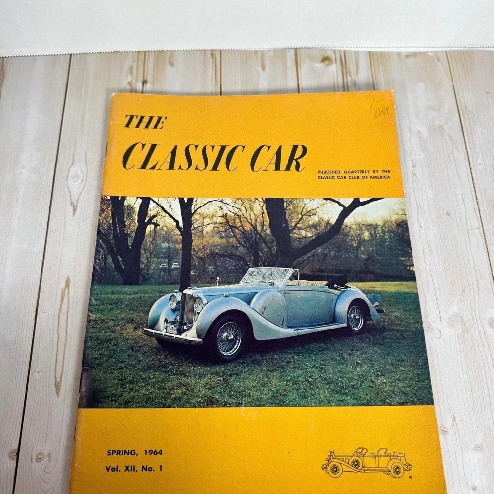The Classic Car 1964 Full Year Set Vol XII Quarterly Magazines Auto History